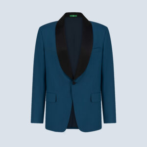Electric Blue Cotton Tuxedo