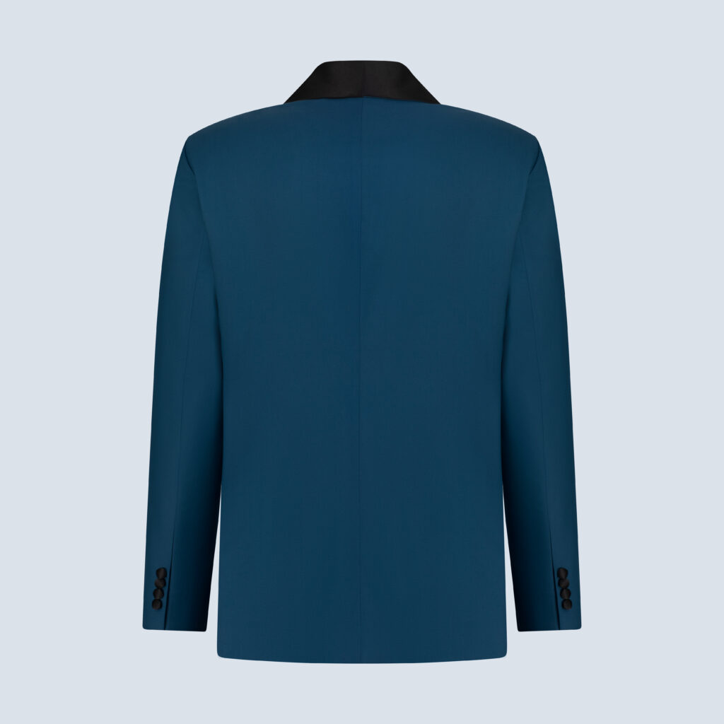 Electric Blue Cotton Tuxedo