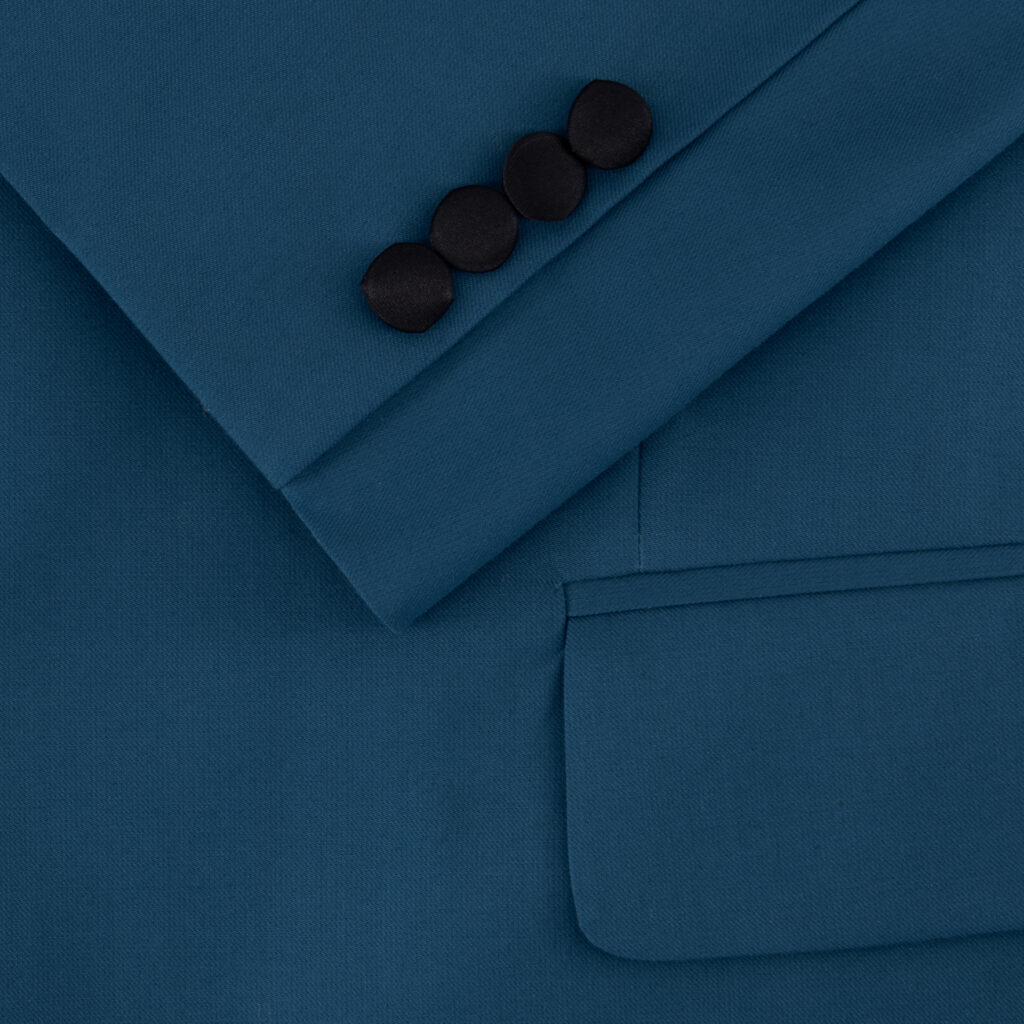 Electric Blue Cotton Tuxedo
