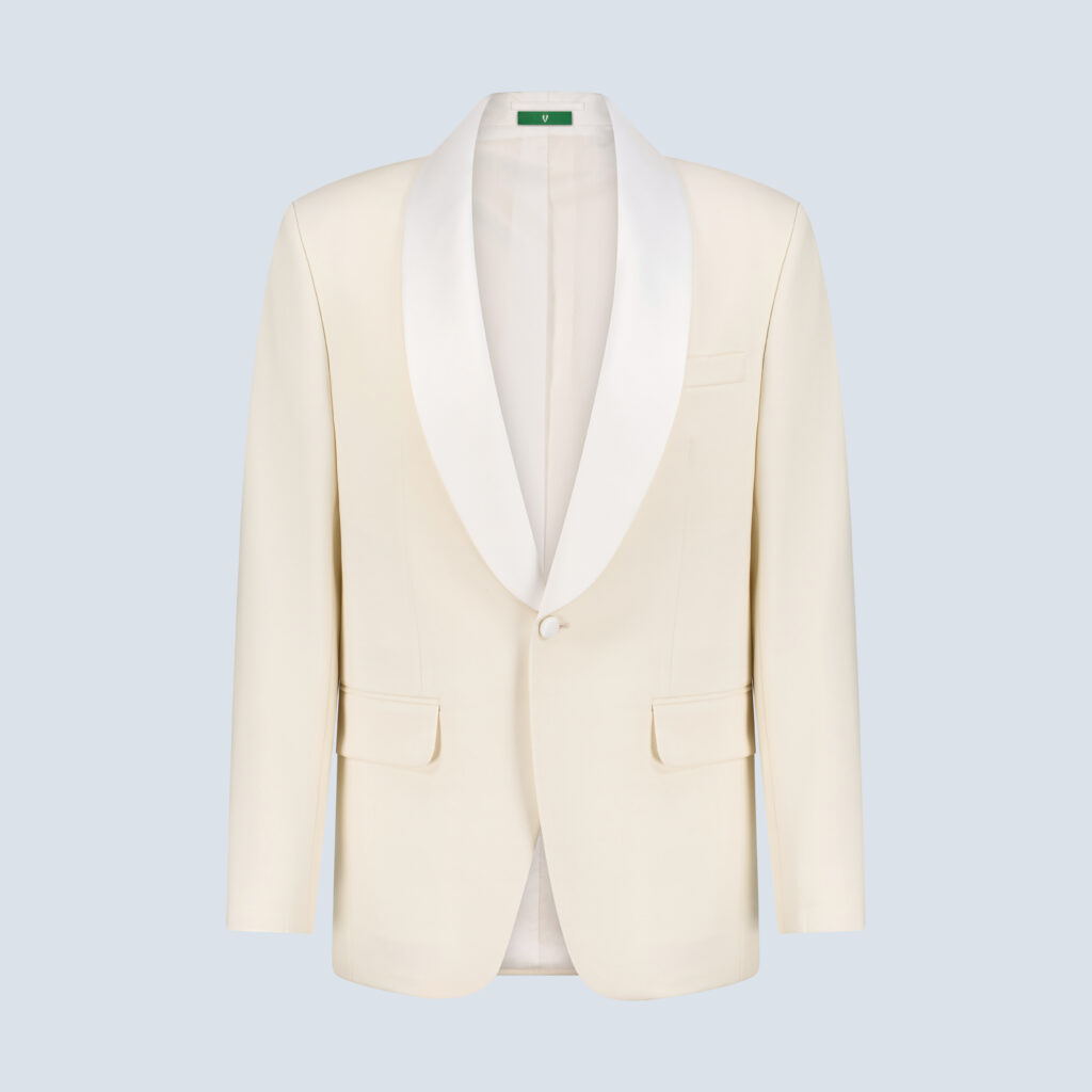 Ivory Tuxedo Shawl Lapel