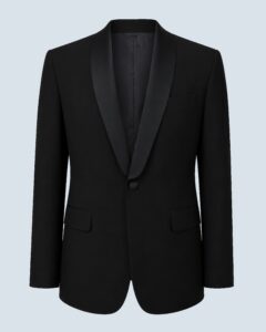 Black Tuxedo Single-Breasted Shawl Lapel