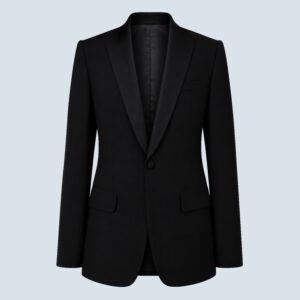 Black Tuxedo Single-Breasted Stingray Lapel