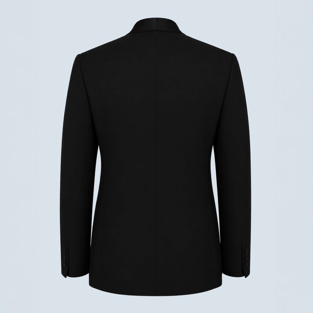 Black Tuxedo Single-Breasted Stingray Lapel