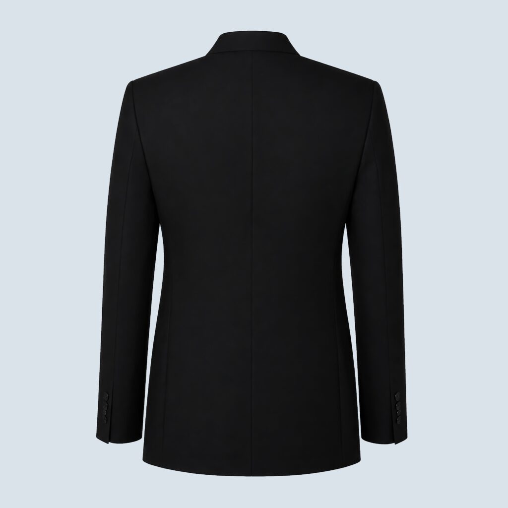 Black Tuxedo Single-Breasted Peak Lapel