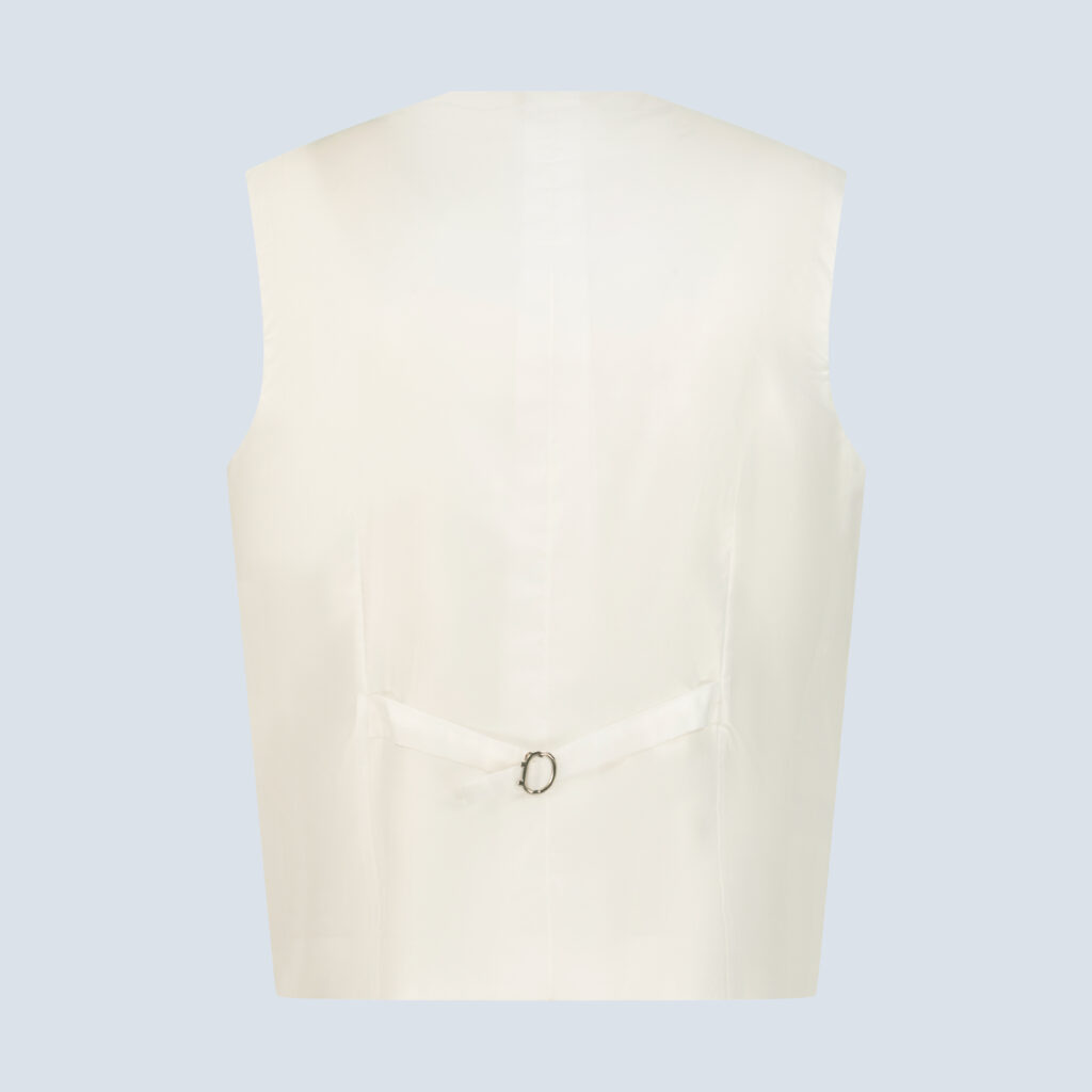 Ivory Silk Waistcoat