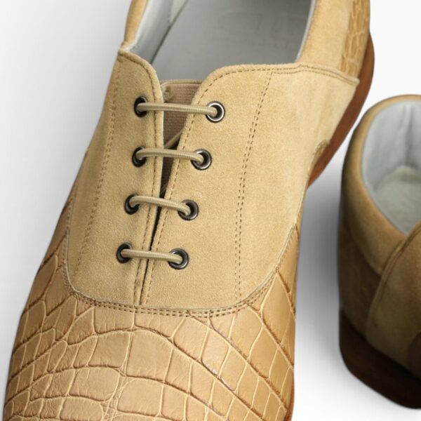 Poussière Crocodile & Suede Spectator Oxford