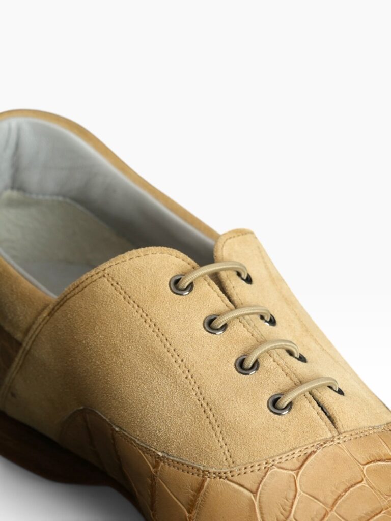 Poussière Crocodile & Suede Spectator Oxford