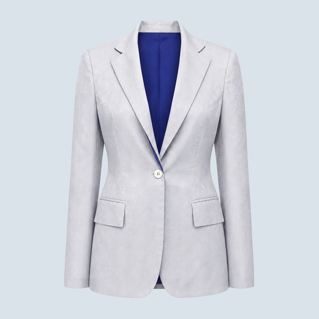 Royal Blue & Sky Grey Rever Jacket