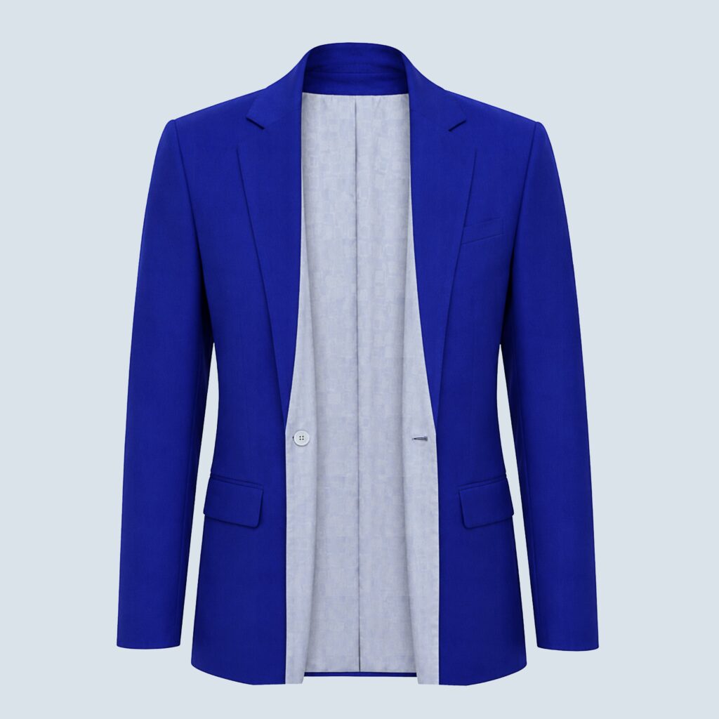 Royal Blue & Sky Grey Rever Jacket