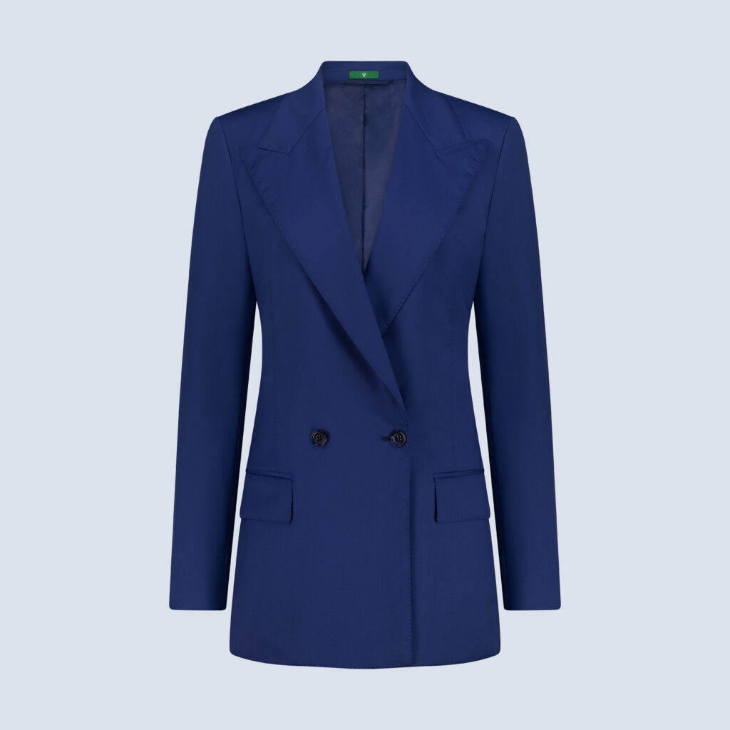 Indigo Blue Wool Suit