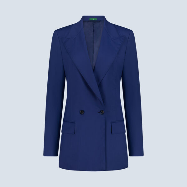 Indigo Blue Wool Suit